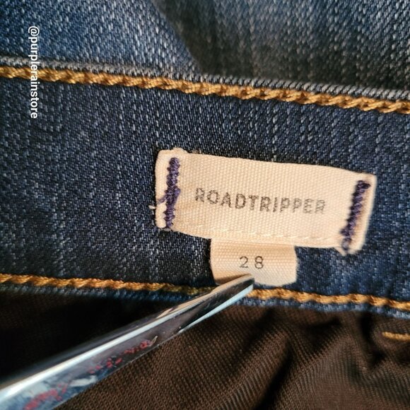 Madewell Jeans 28 Roadtripper High Rise Skinny Medium Dark Wash Stretch Denim - Picture 4 of 11